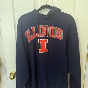 Illinois Navy Hoodie